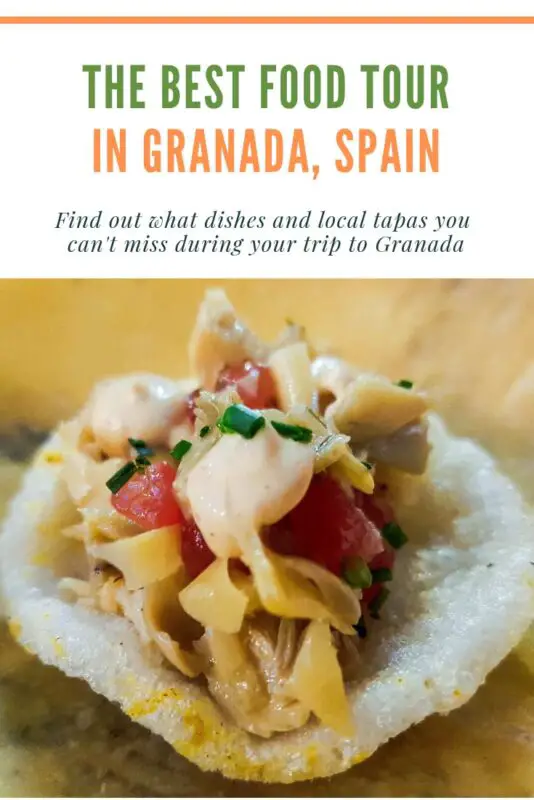 Granada Food Tour:  Where Locals Eat the Best Tapas in Granada Pin