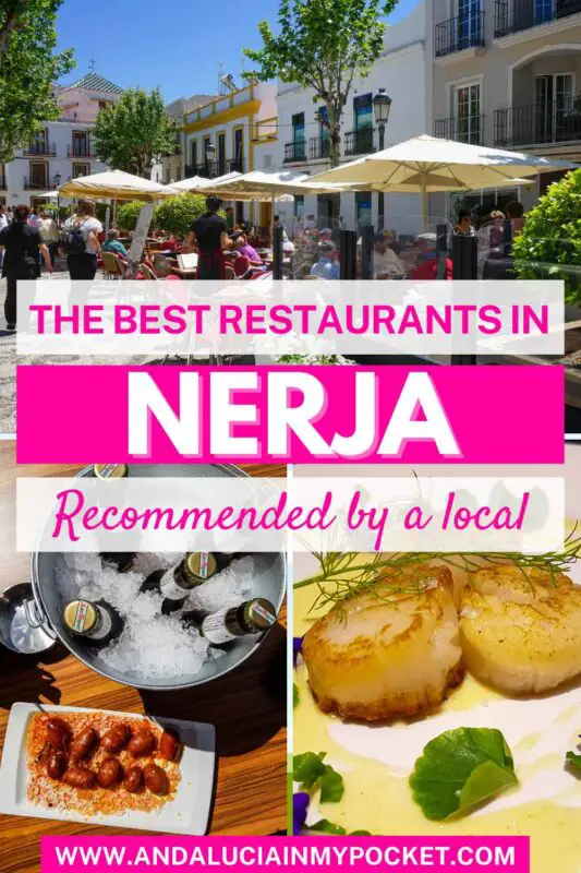 WHere to eat in Nerja pin